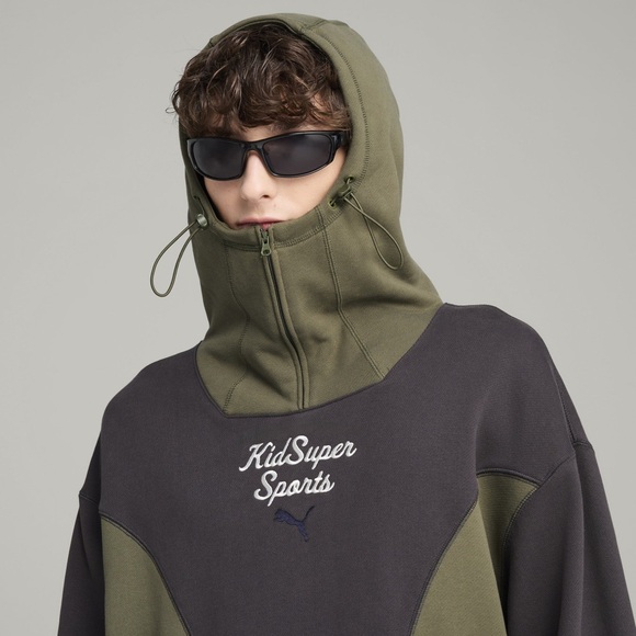 NEW Puma x Kidsuper Progressive hoodie sweatshirt dark coal Men's Size Small - Picture 2 of 8